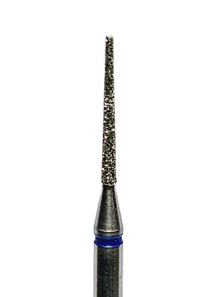Алмазна фреза(бор) конус скруглений синій 1,2x12mm AB3121 фото