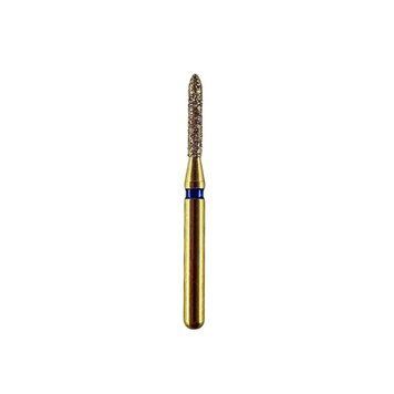 Алмазний бор GOLD (FG)1,6 синій циліндр гострий(1,1х6мм; L =19мм) GB-34 фото
