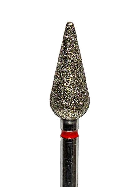 Алмазна фреза(бор) куля гостра червона 1,8x4,2mm AR7512 фото