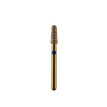Алмазний бор GOLD (FG)1,6 синій конус усечений(2х5мм; L =19мм) GB-18 фото